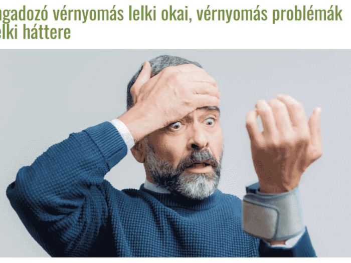 Magas vérnyomás lelki okai